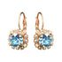 Earrings "Splendor II (Aquamarine Blue)" with Swarovski™ crystals